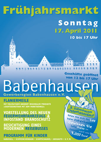 Babenhausen Plakat Ostermarkt
